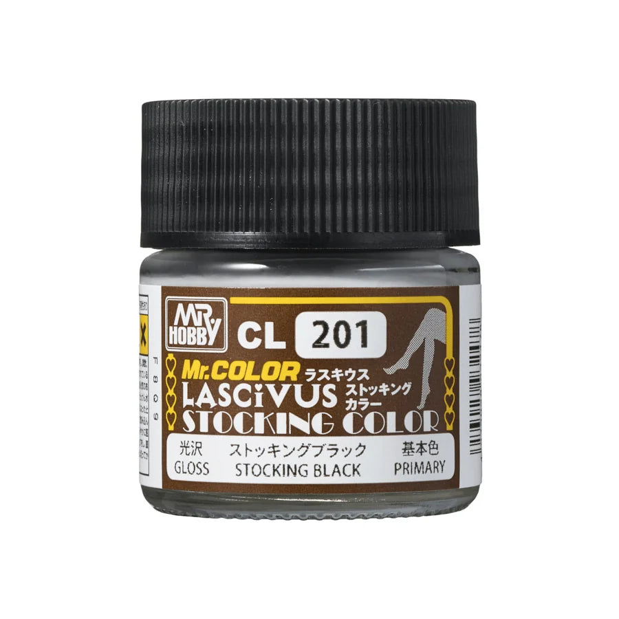 Mr. Color Lascivus Stocking Black (Box of 6)