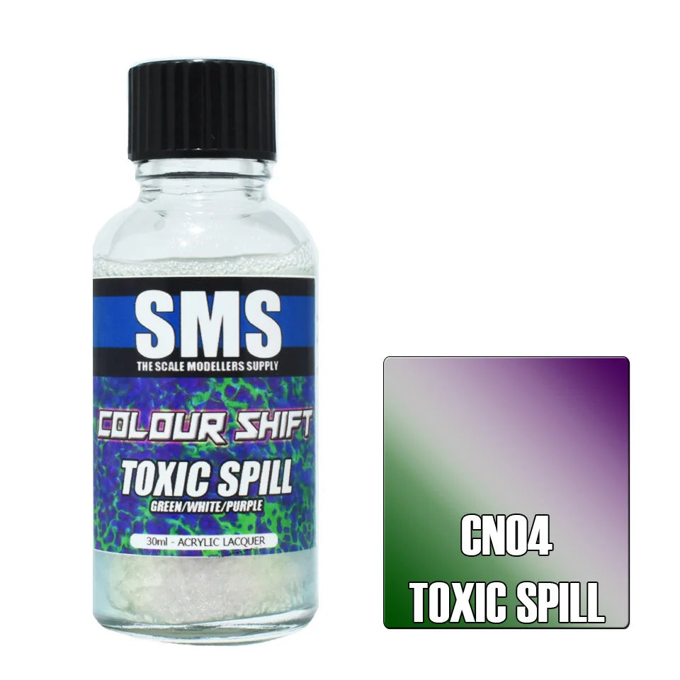 Colour Shift Chameleon TOXIC SPILL (GREEN/WHITE/PURPLE) 30ml (Box of 6)