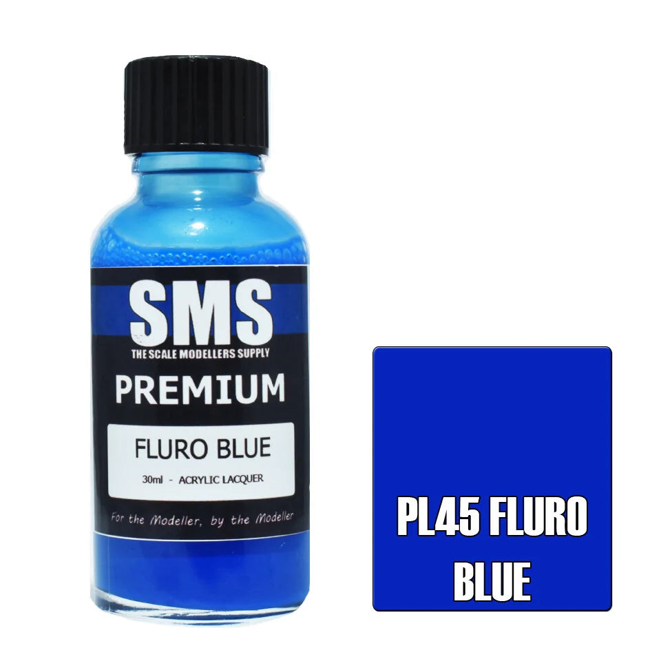Premium FLURO BLUE 30ml (Box of 6)