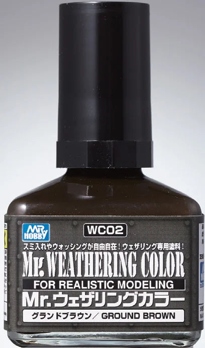 Mr. Weathering Color - Ground Brown (Box of 6)