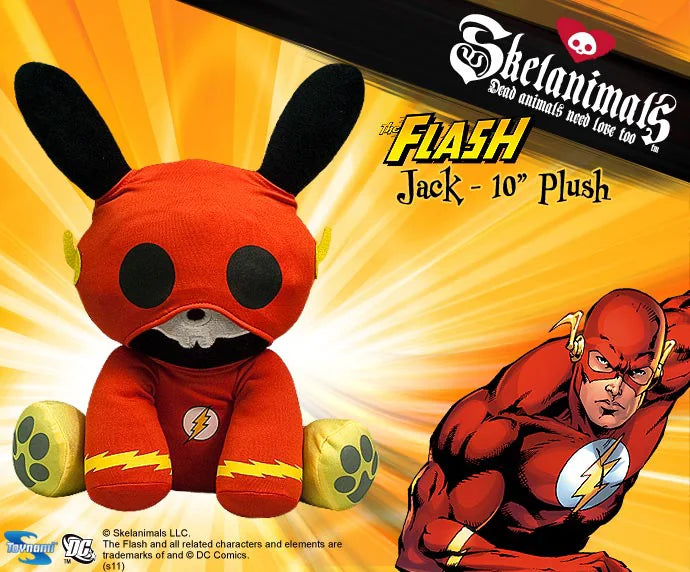Skelanimals DC Plush 10 Inch - Flash Jack