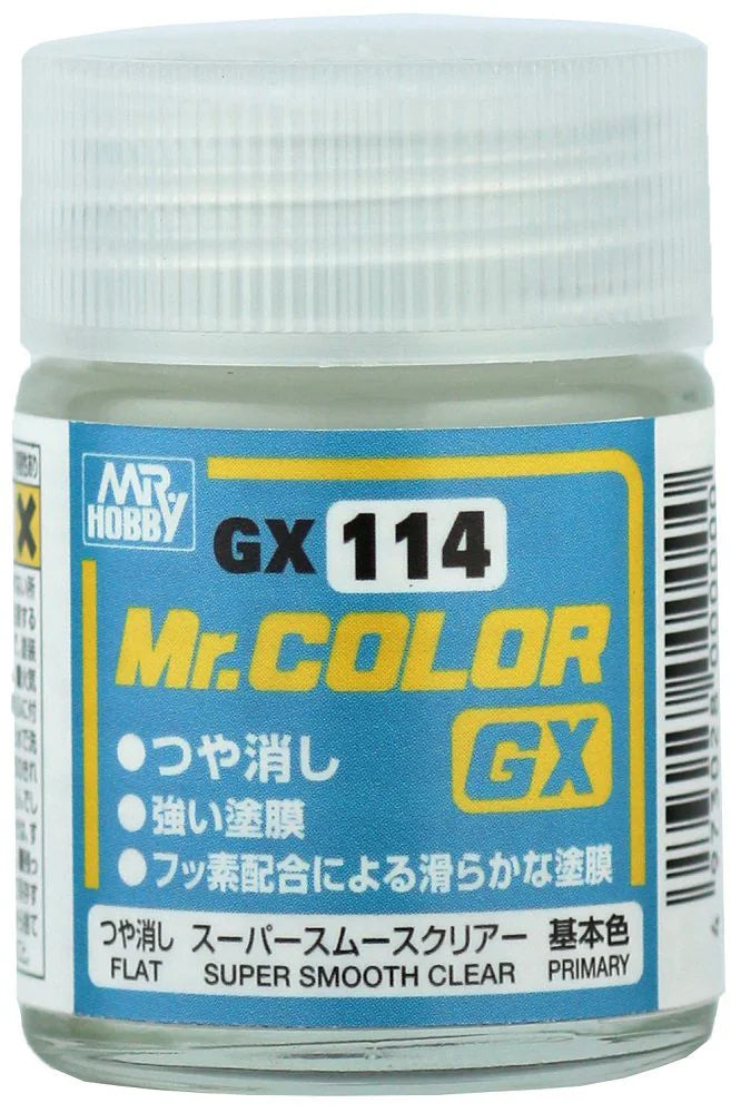 Mr Color GX 114 - Super Smooth Clear Flat (Box of 6)