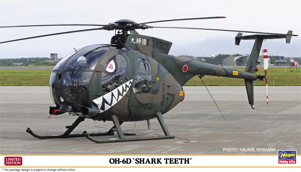 Hasegawa 1/48 OH-6D Shark Teeth Helicopter Model Kit