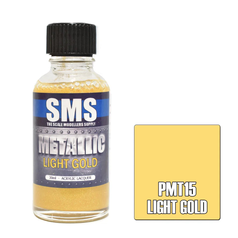 Metallic LIGHT GOLD 30ml (Box of 6)