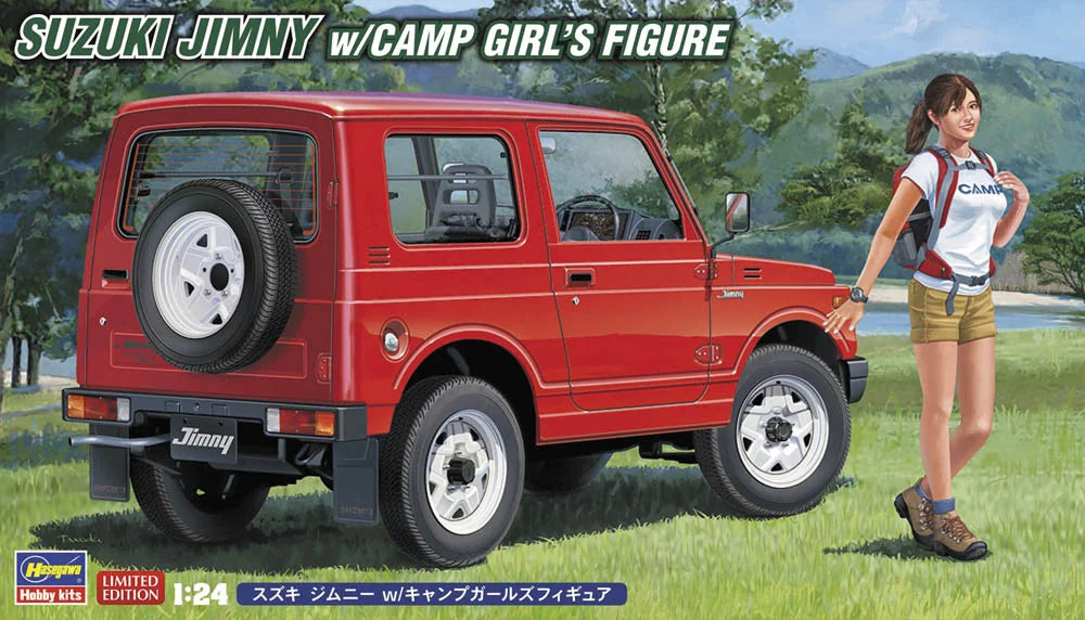 1/24 SUZUKI JIMNY w/CAMP GIRL’S FIGURE