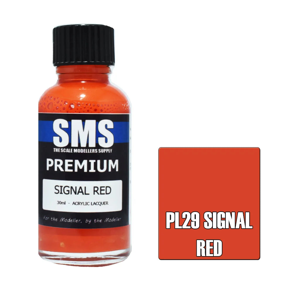 Premium SIGNAL RED 30ml (Box of 6)