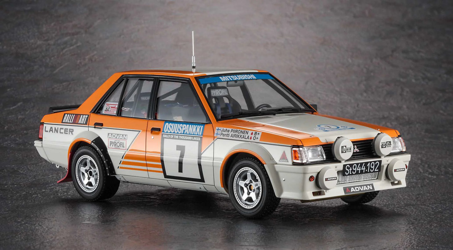 1/24 MITSUBISHI LANCER EX 2000 TURBO "1982 1000 LAKES RALLY DETAIL UP VERSION"