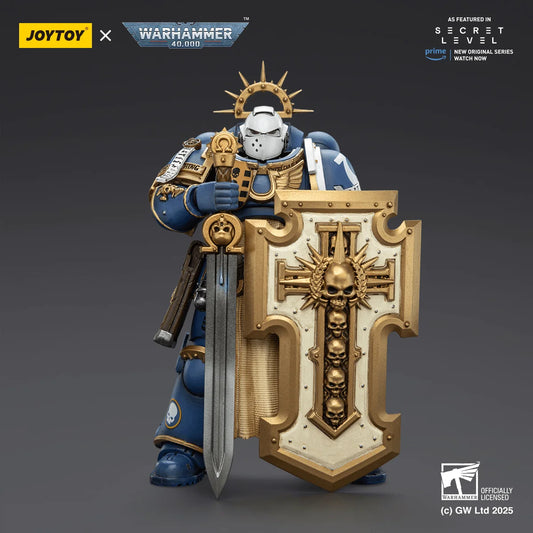 Ultramarines Levantus with Power Sword, Stormshield and Bolt Pistol