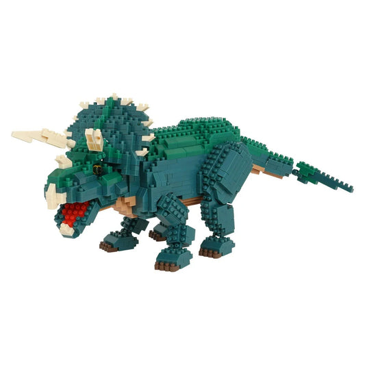 Kawada nanoblock Dinosaur Deluxe Edition Triceratops Model