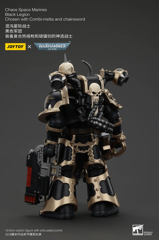 Chaos Space Marines Black Legion Chosen with Combi-melta and chainsword
