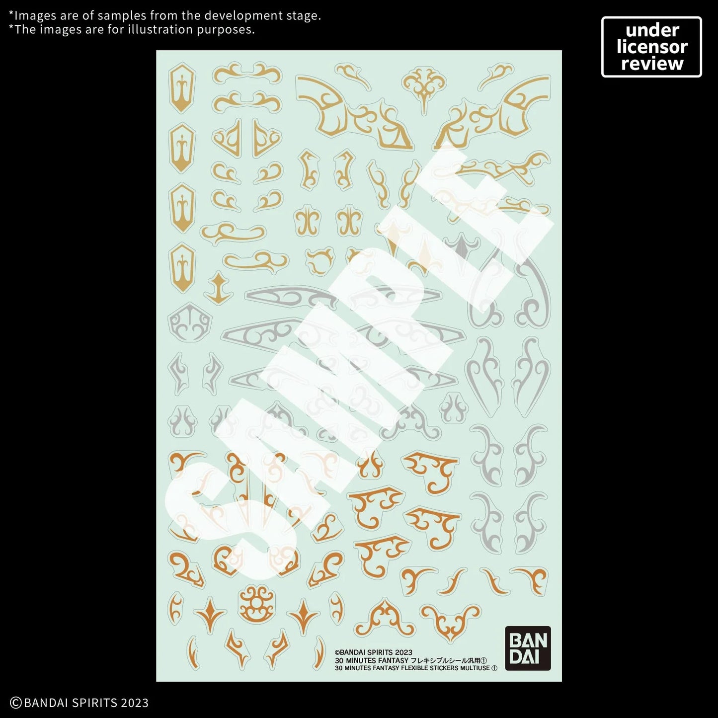 30 MINUTES FANTASY FLEXIBLE STICKERS MULTIUSE ① (Box of 6)