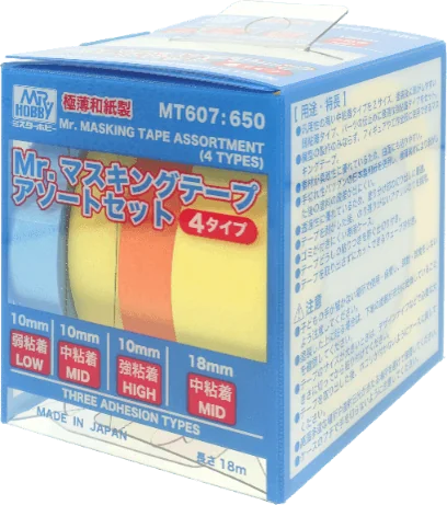 Mr.MASKING TAPE ASSORTMENT(4 TYPES)