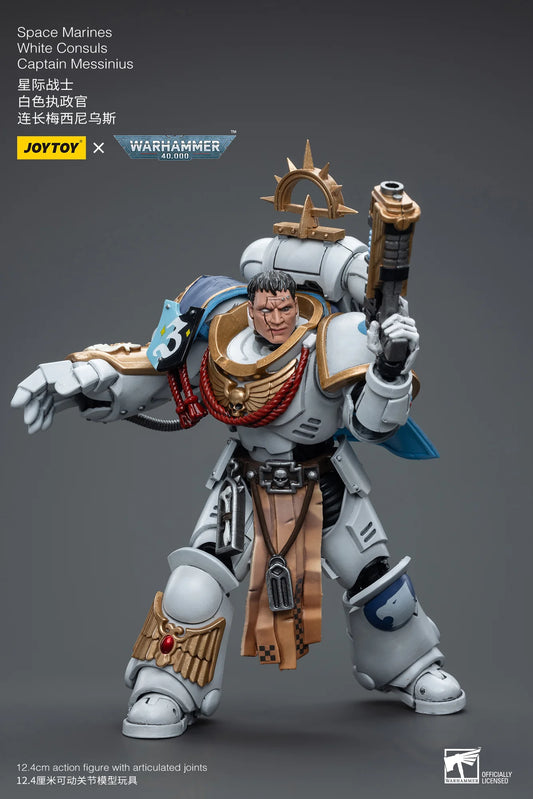JOYTOY Warhammer 40K Space Marines Captain Messinius Action Figure