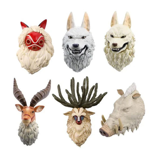 Benelic Princess Mononoke Face Magnet Blind Box Set (6-Pack)