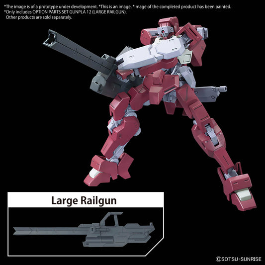 Gundam Iron-Blooded Orphans Option Parts Set 12 Large Railgun