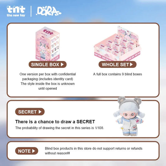 TNT Space DORA Be Yourself Series Plush Pendant Blind Box