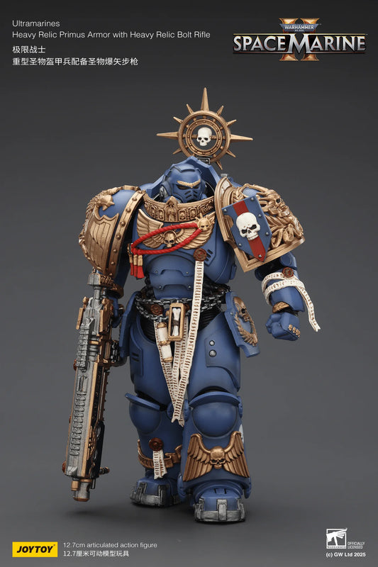 Ultramarines Heavy Relic Primus Armor with Heavy Relic Bolt Rifle