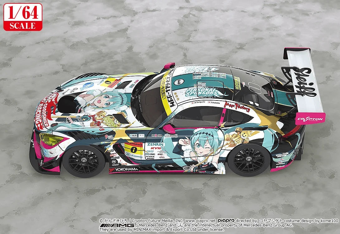 (Rerelease) 1/64 Scale Good Smile Hatsune Miku AMG 2018 SUPER GT Ver. - Release Date: 04/2027