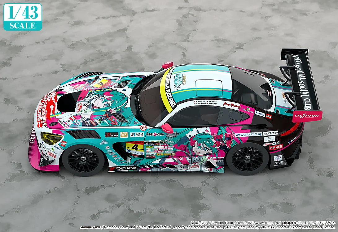 Good Smile 1/43 Hatsune Miku AMG 2025 Season Opening Ver. Miniature Car