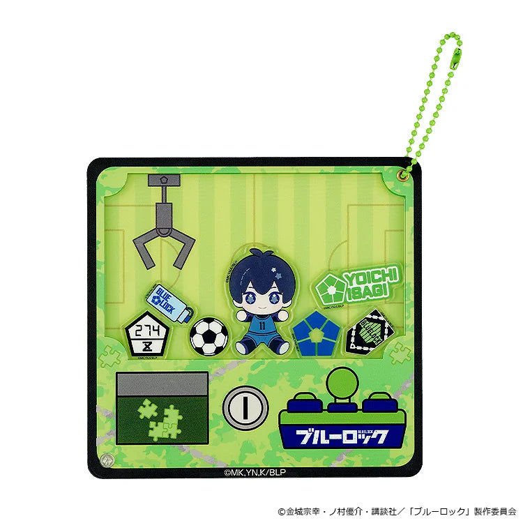 HUGGY Series Claw Machine Acrylic Keychain Isagi Yoichi