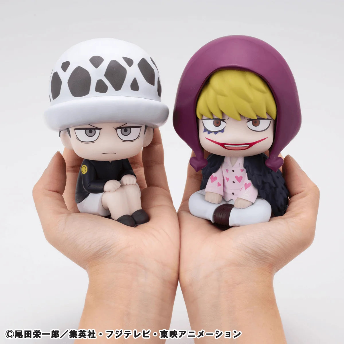 MegaHouse Lookup ONE PIECE Trafalgar Law Childhood Ver. & Corazon Figure Set