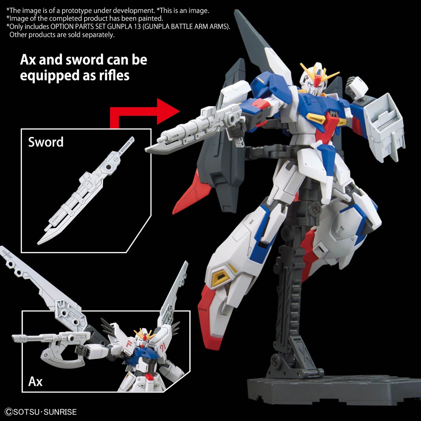 Gunpla Battle Arm Arms Option Parts Set 13