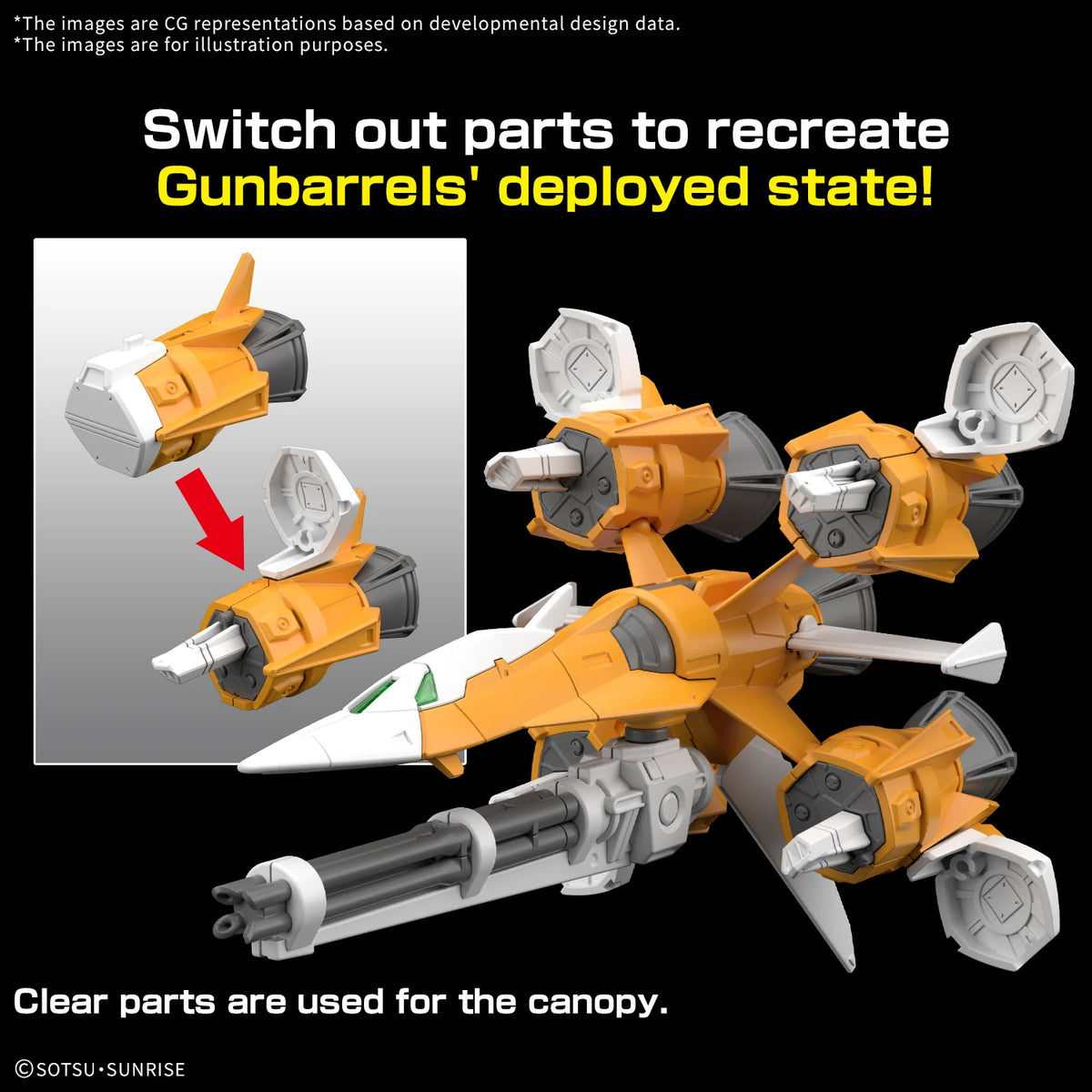 Gundam SEED Gunbarrel Striker Option Parts Set