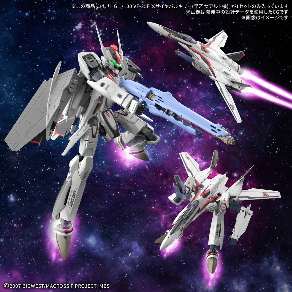 HG 1/100 VF-25F MESSIAH VALKYRIE ALTO CUSTOM