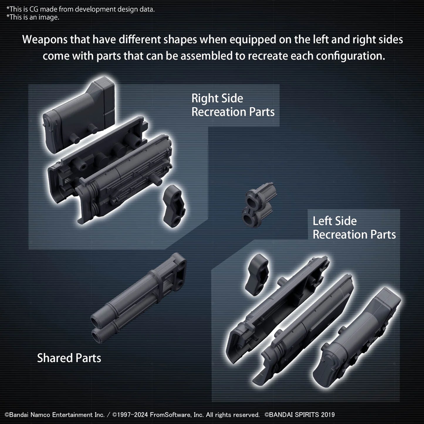30MM OPTION PARTS SET ARMORED CORE VI FIRES OF RUBICON WEAPON SET 02