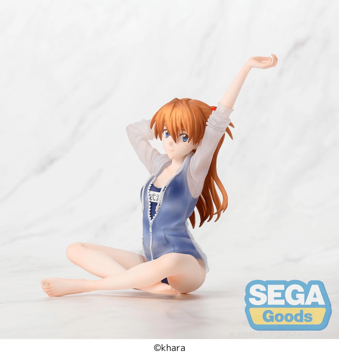 SEGA Yumemirize Asuka Shikinami Langley School Swimsuit PVC Figure
