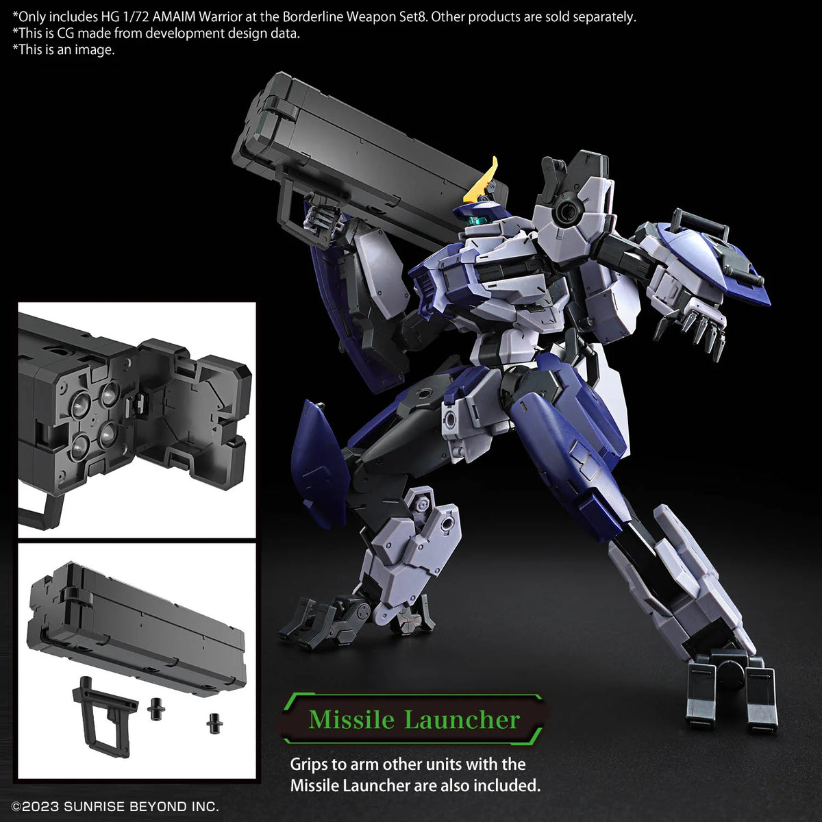 HG 1/72 AMAIM Warrior at the Borderline Weapon Set8