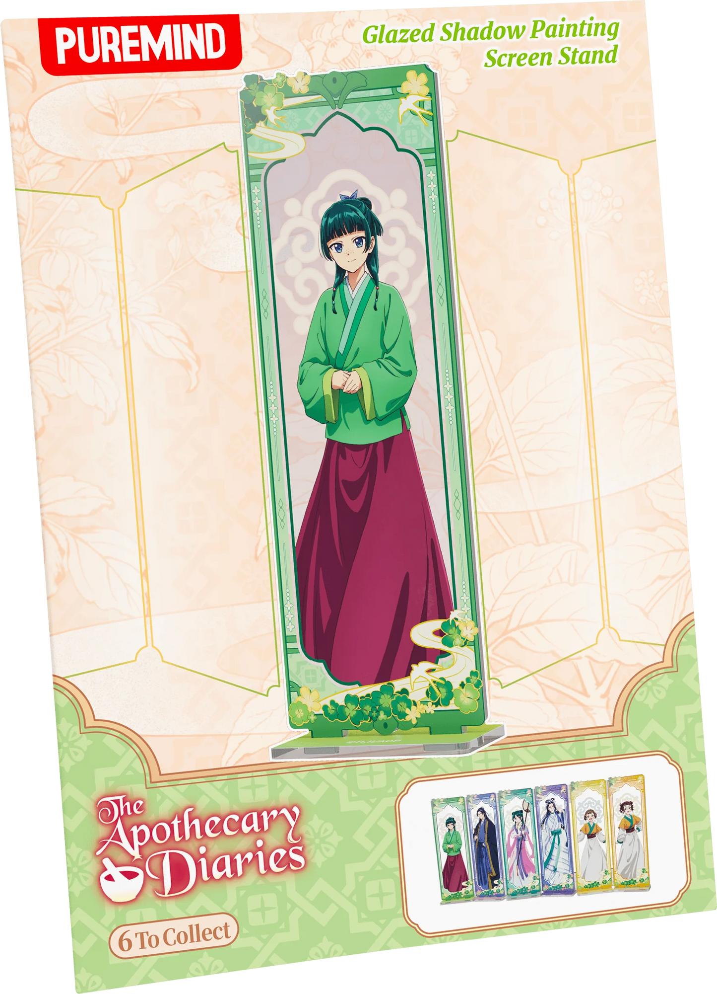 The Apothecary Diaries - Glazed Shadow Painting Screen Stand (6 units/set) (Box of 6)