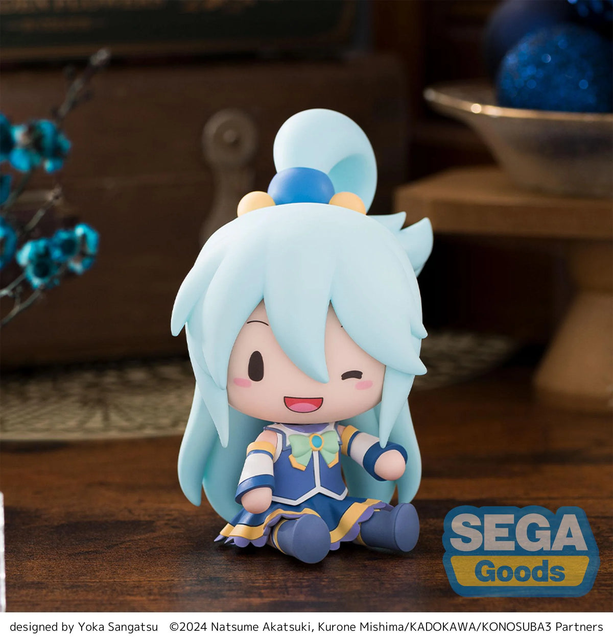 fuwa petit KONOSUBA -God's blessing on this wonderful world! 3 Chibi Figure Aqua