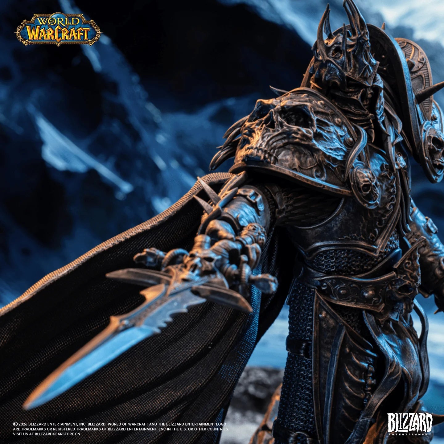 Blizzard World of Warcraft® the Lich King 1/10 Scale Bronze-Colored Edition Statue