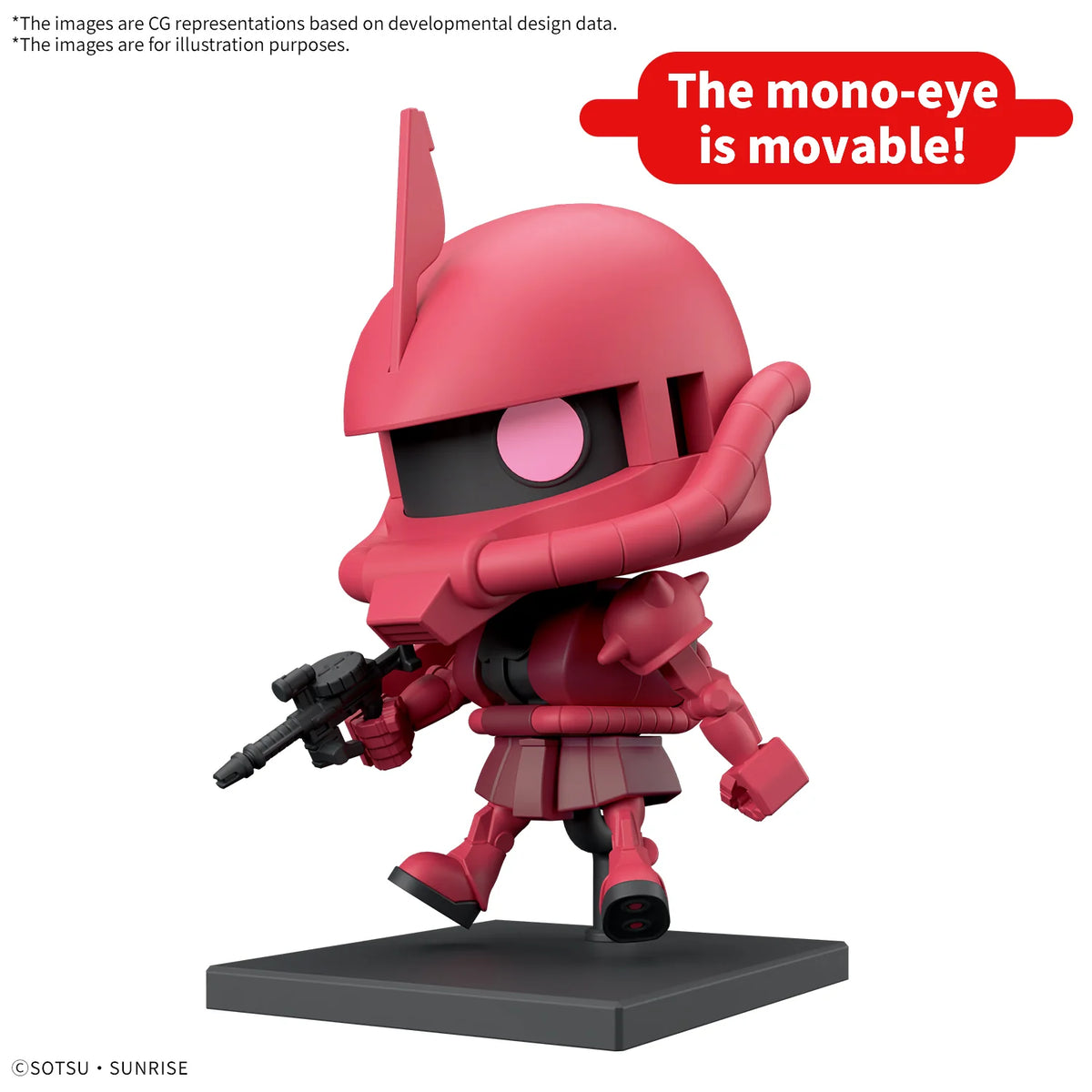 Charzaku-kun DX Set with Runner Ver. Recreation Parts Model Kit