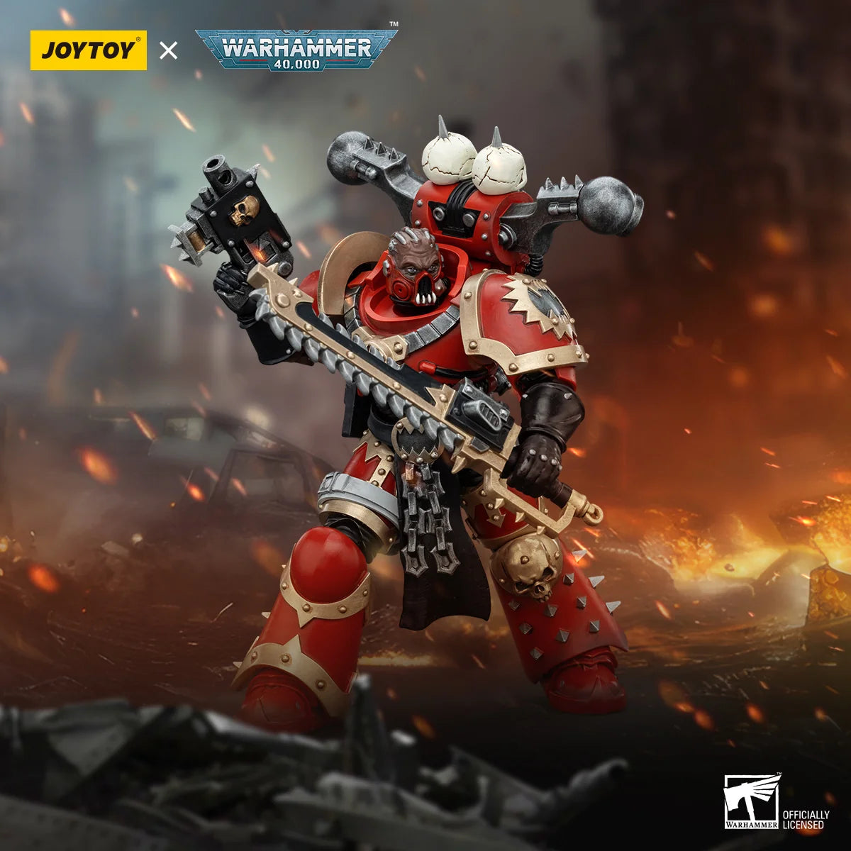 JOYTOY Warhammer 40K World Eaters Khorne Berzerker 7 Action Figure