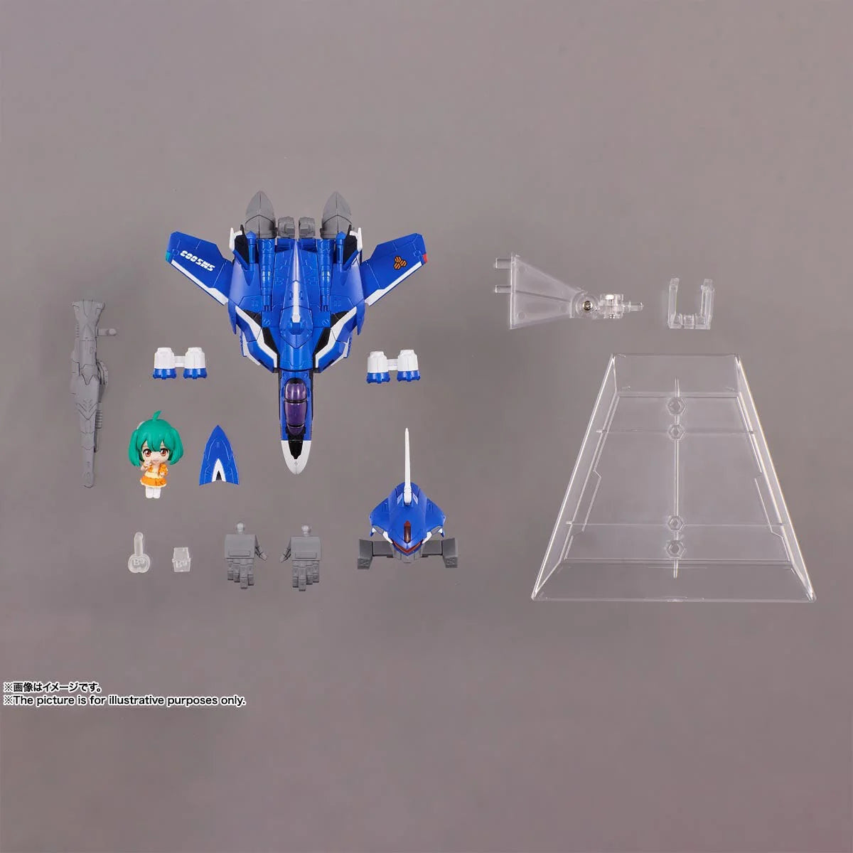 Bandai Spirits Tiny Session VF-25G Messiah Valkyrie Michael Use Collectible Figure