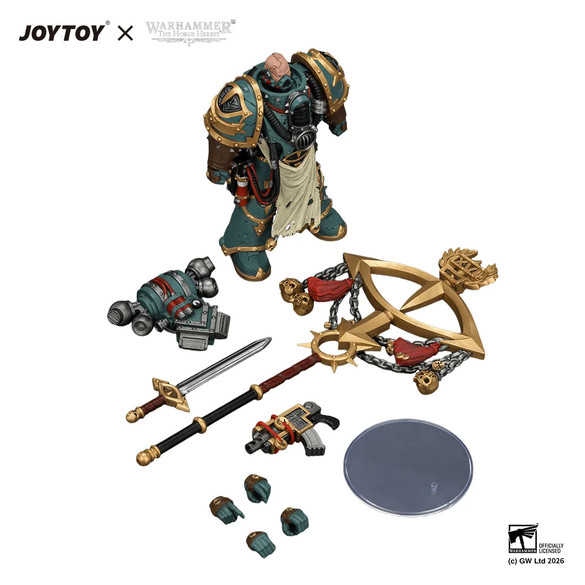 JOYTOY Warhammer 40K Sons of Horus Maloghurst the Twisted Action Figure