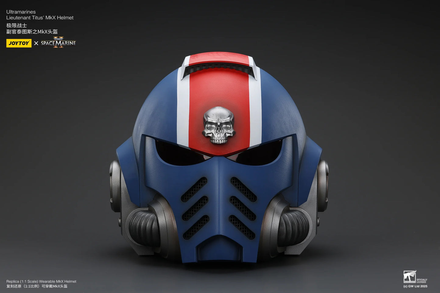 Ultramarines Lieutenant Titus' MKX Helmet
