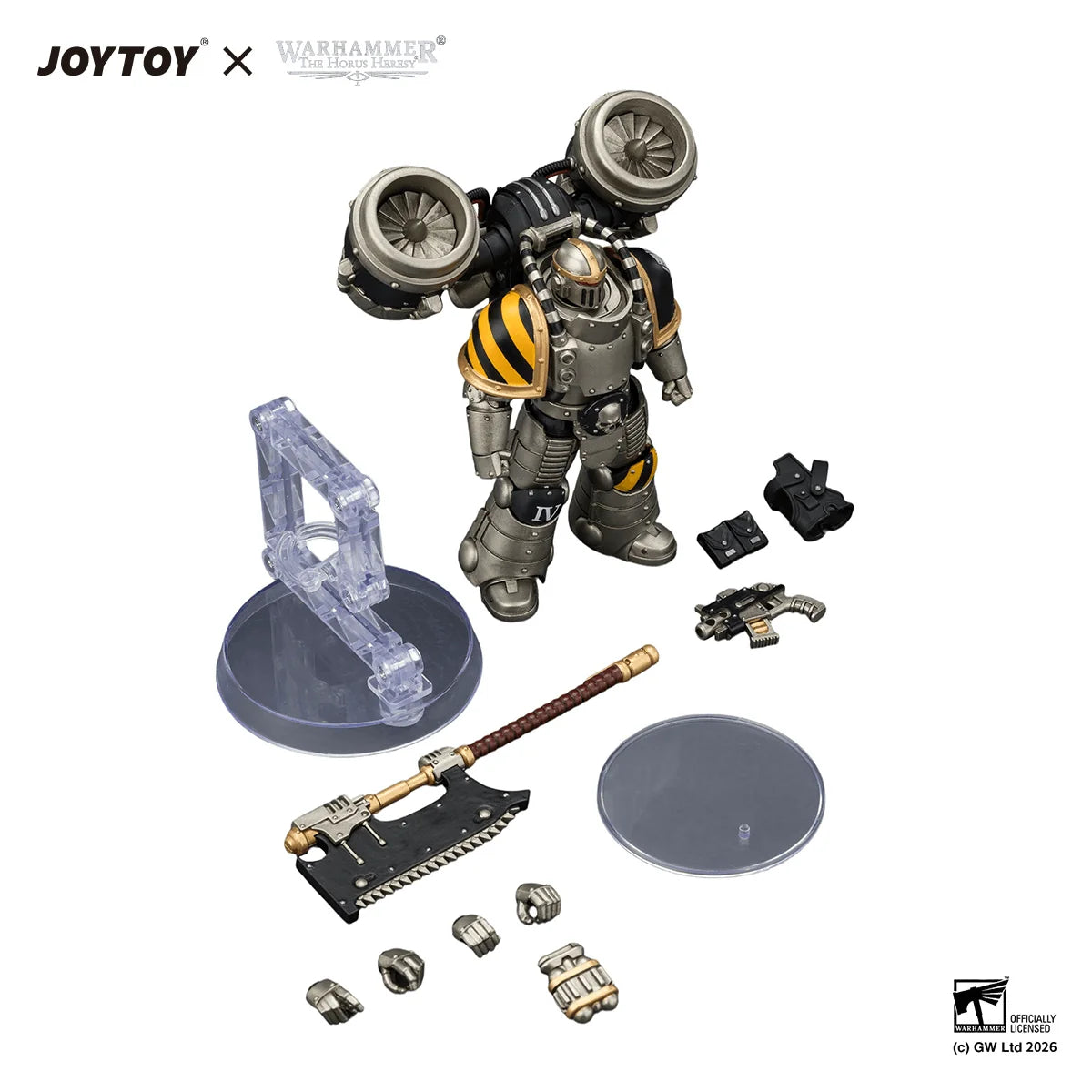 Iron Warriors MkII Assault Legionary2 with Bolt pistol & Heavy chain axe