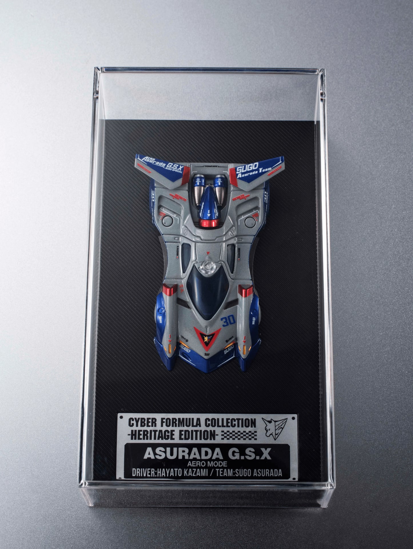 MegaHouse Cyber Formula Asurada G.S.X Aero Mode Pre-Painted Figure