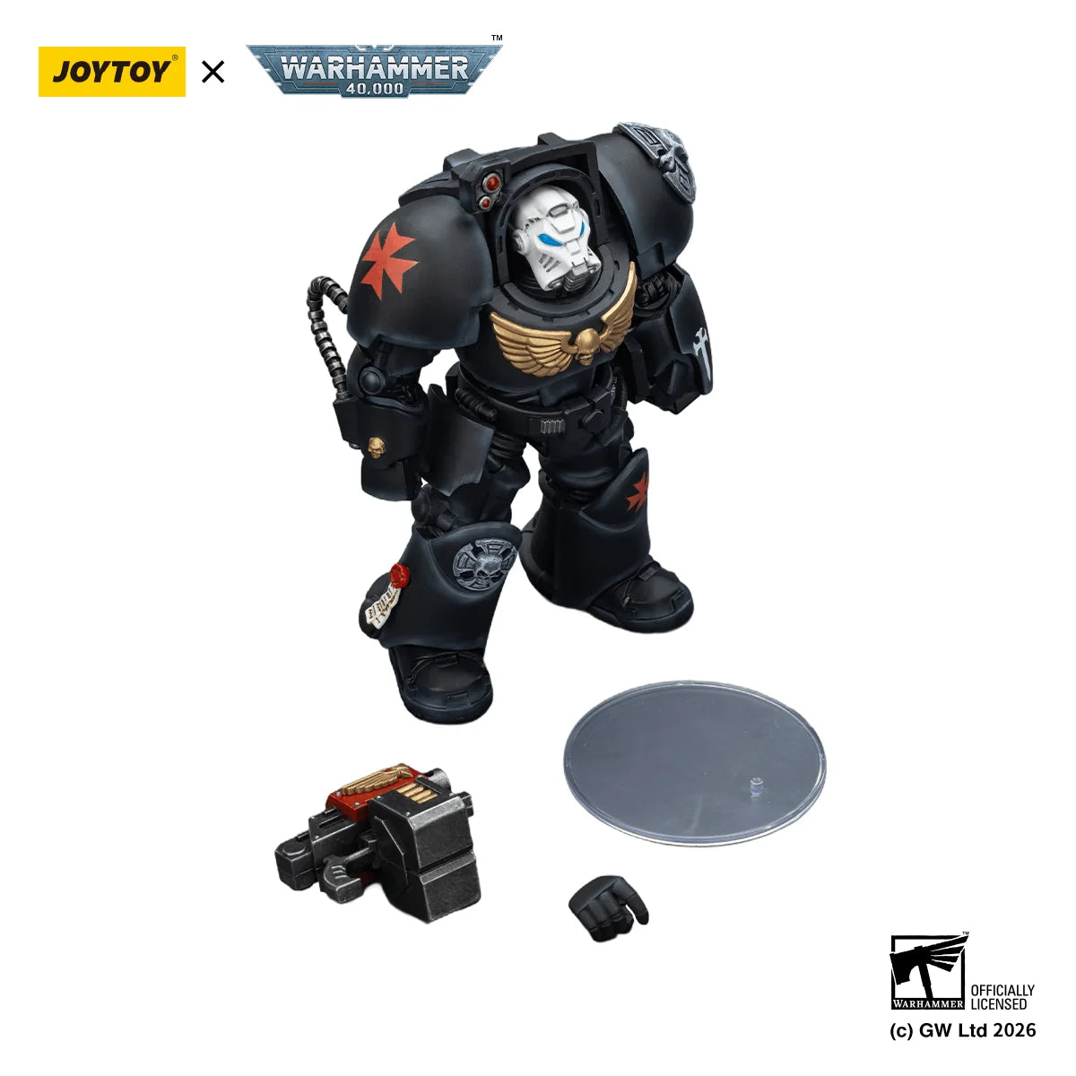 BlackTemplars Terminator 2 with Power Fist and Storm Bolter