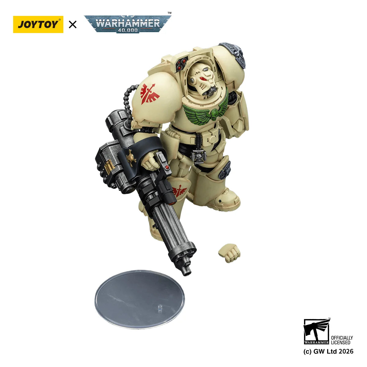 Dark Angels Deathwing Terminator 3 with Power Fist and Assault Cannon