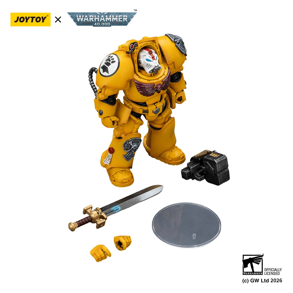 Imperial Fists Terminator 1 with Power Sword and Storm Bolter