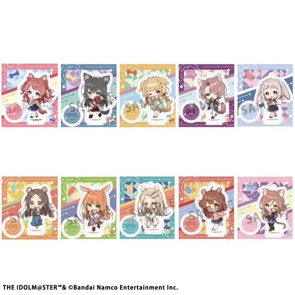 Tokotoko Acrylic Stand Gakuen IDOLM@STER (10pc per box)