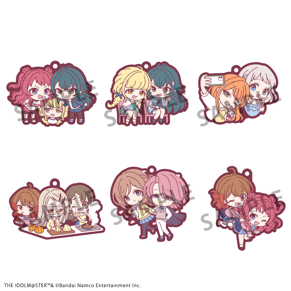 Rubber Mascot Buddycolle Gakuen IDOLM@STER (6pc per box)