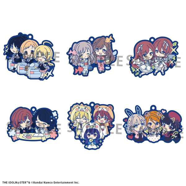 Rubber Mascot Buddycolle THE IDOLM@STER SHINY COLORS (6pc per box)