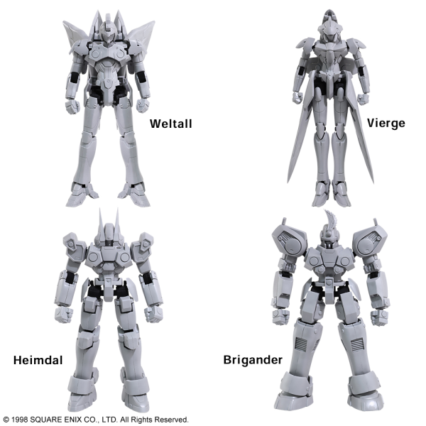 XENOGEARS STRUCTURE ARTS 1/144 Scale Plastic Model Kit Series Vol. 1 (Box)