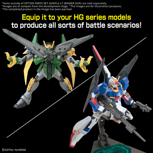 OPTION PARTS SET GUNPLA 17 BINDER GUN
