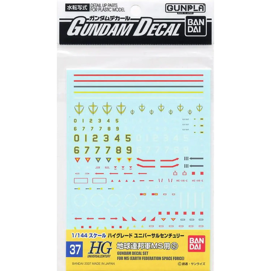 Gundam Decal 37 - Earth Federation Space Force